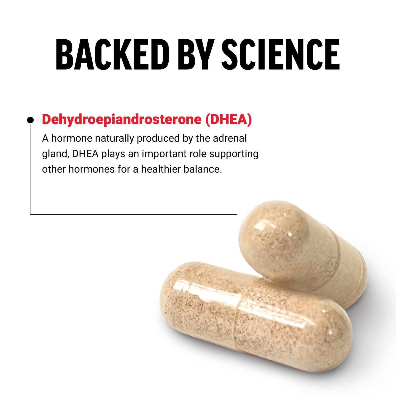 Force Factor DHEA 25mg, DHEA Supplement, 100 Vegetable Capsules