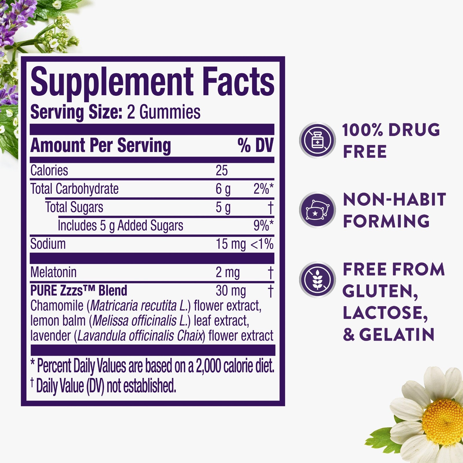 Sleep Aid ZzzQuil Melatonin Gummies, Sleep Aid, 72 Count (Pack of 1), New