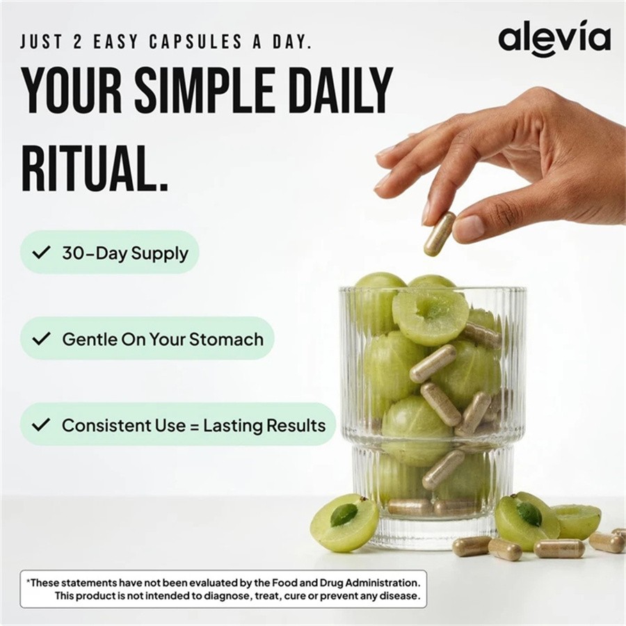 3PCS Alevia AMLA Superfruit Extract – 60 capsules