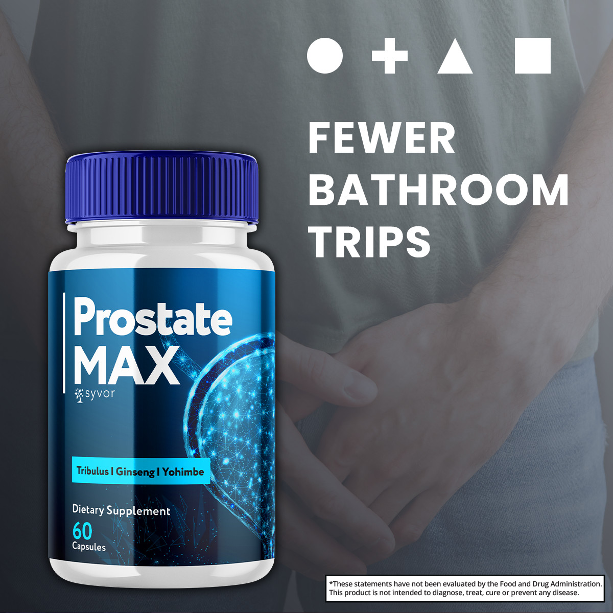 Prostate Max Formula Supplement Natural Vitamin for Health & Wellness 120 Caps