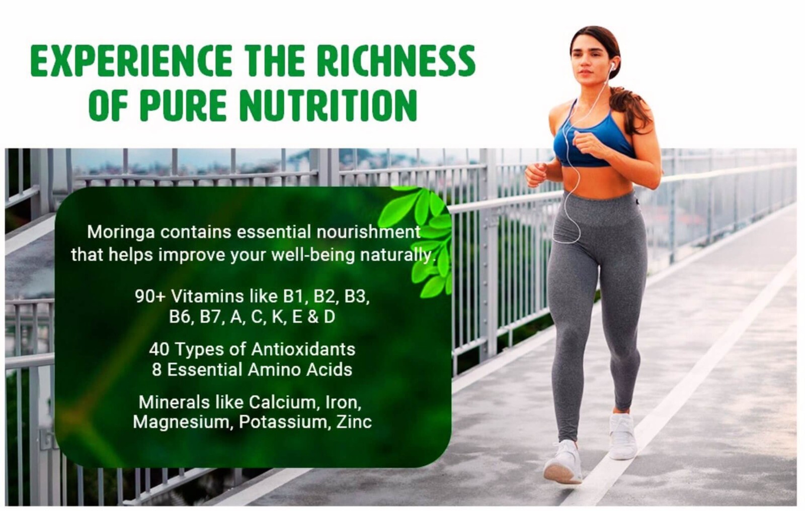 Moringa Tablets with Turmeric and Black Pepper, 300 Pills, 150 Serving