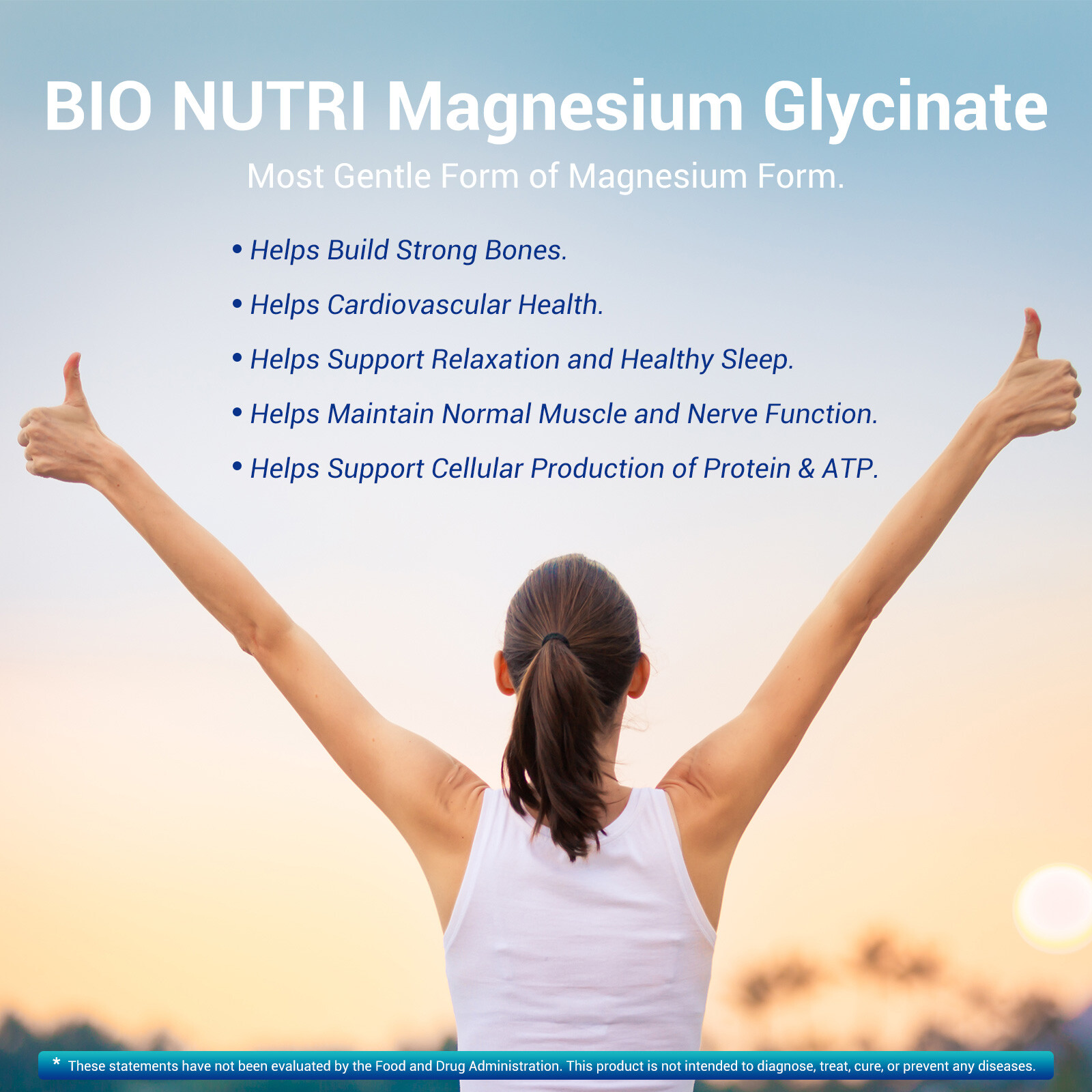 Magnesium Glycinate For Improved Sleep Stress Anxiety Relief 500mg Capsule LOT