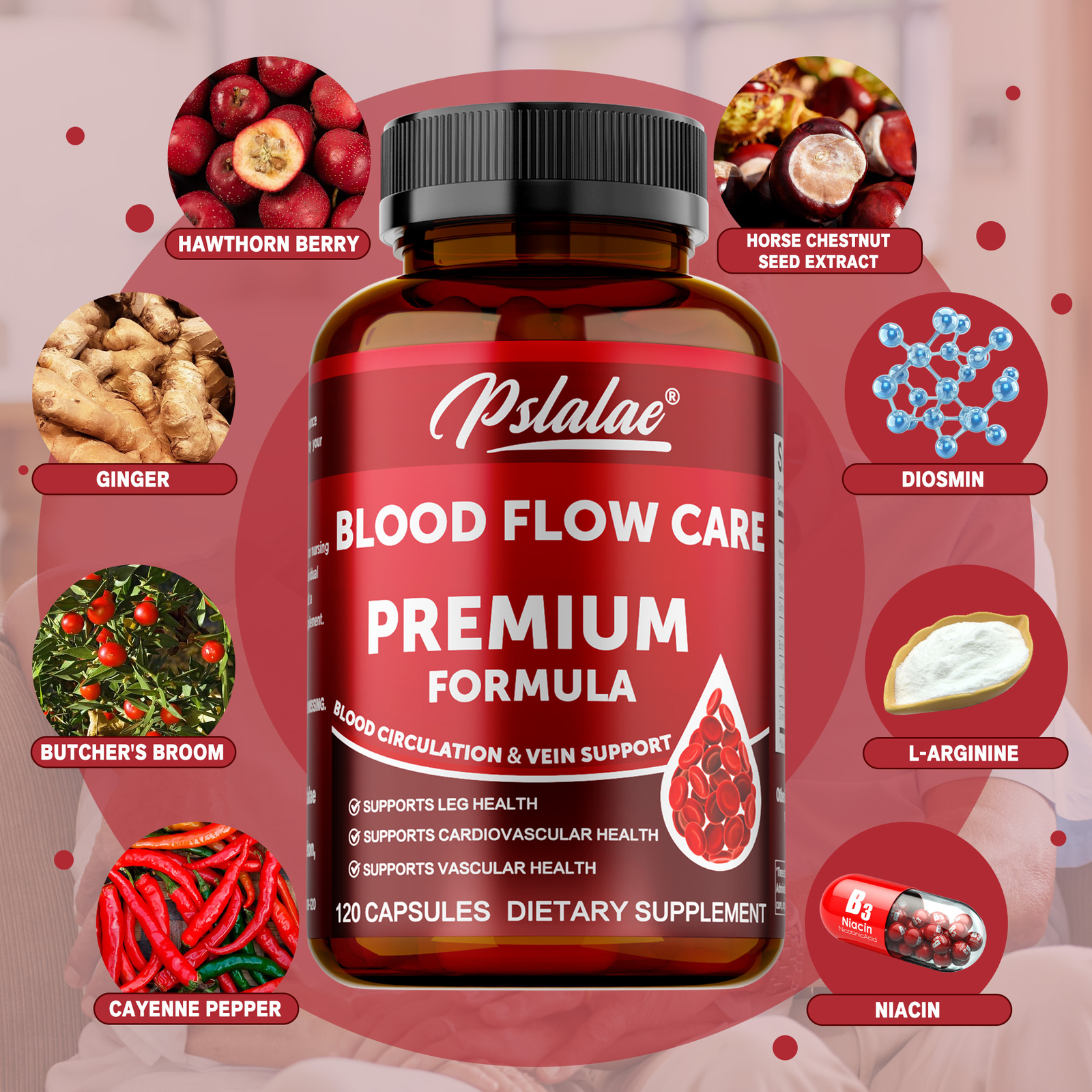 Blood Flow Care – Clean Veins and Arteries, Heart Health & Immune Support
