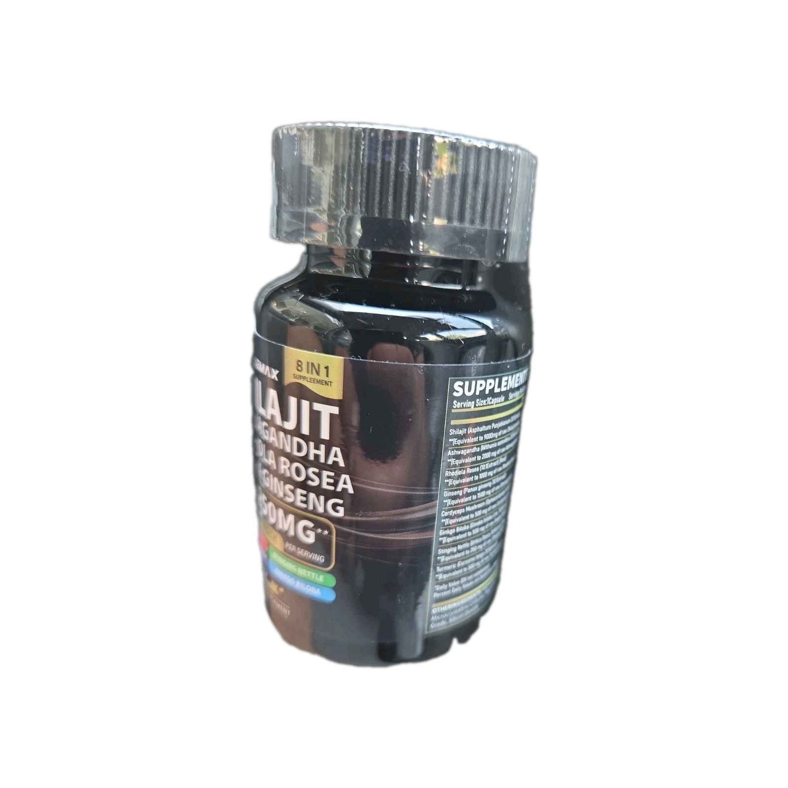 Muscle Max Shilajit, Ashwagandha, Rhodiola, Ginseng – 15,250mg Exp: 12/27