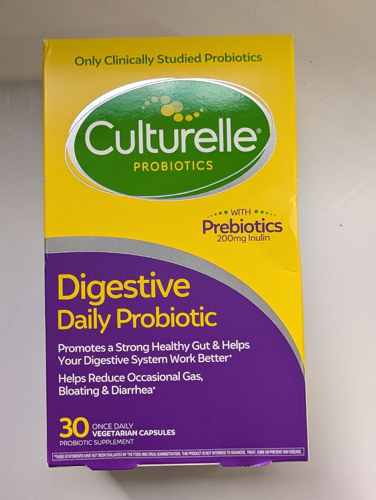 Lot of 3 Culturelle Digestive Daily Probiotic 90 Capsules Total Exp 06/2027 New