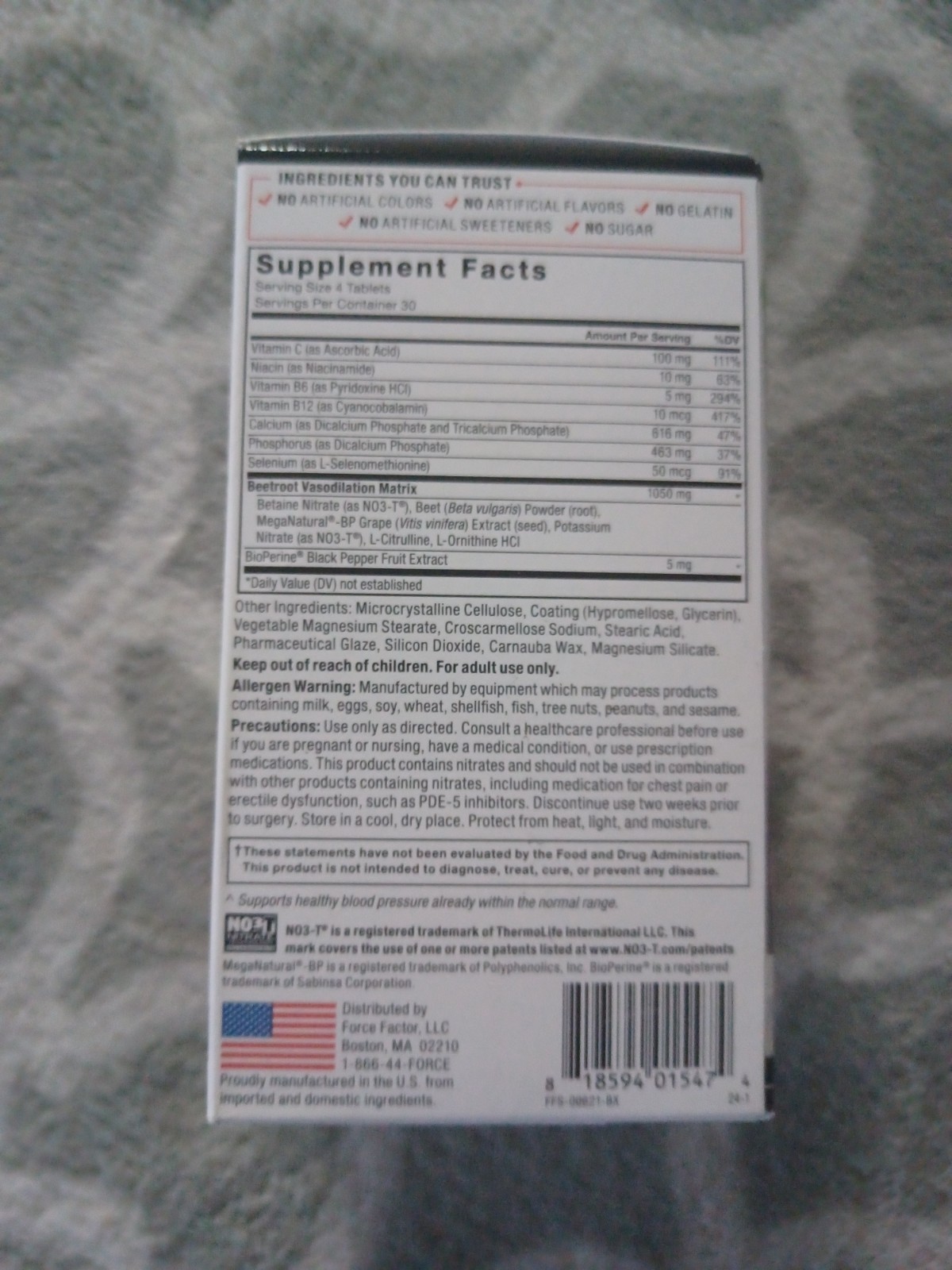 2x Total Beets Circulation Superfood Beet Root with Blood Pressure Support 240ct