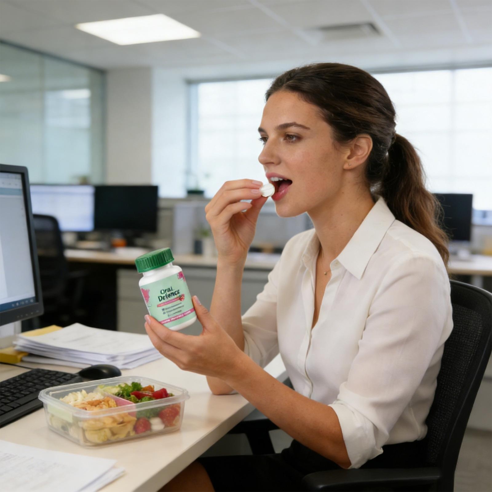 Oracare Oral Defence Oral – Probiotics Supplement targeted for Fresh Breath, Tee