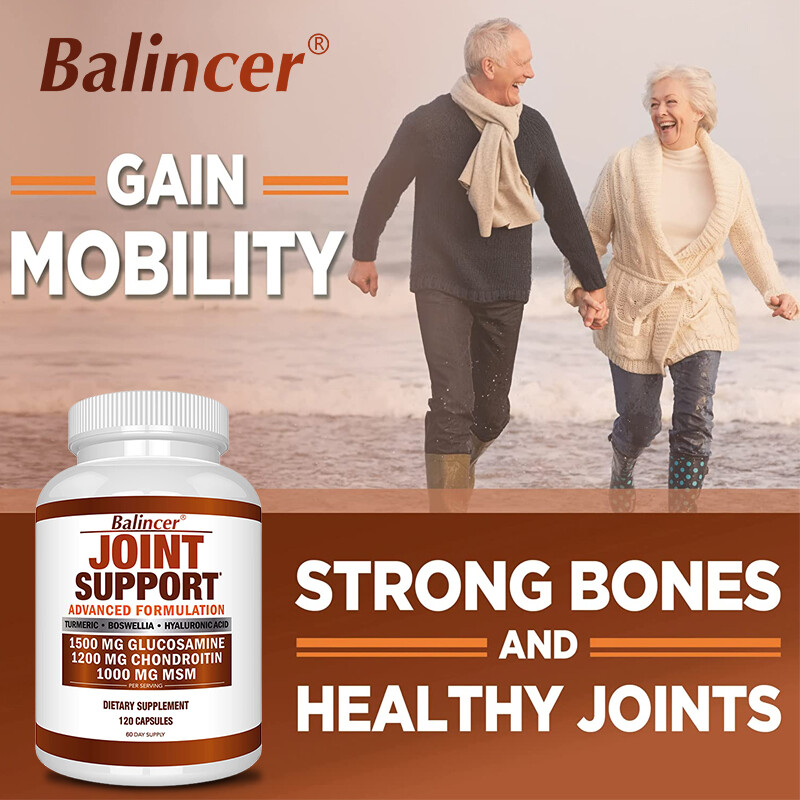 Glucosamine Chondroitin Turmeric MSM Triple Strength Joint Support 30/60/120Caps