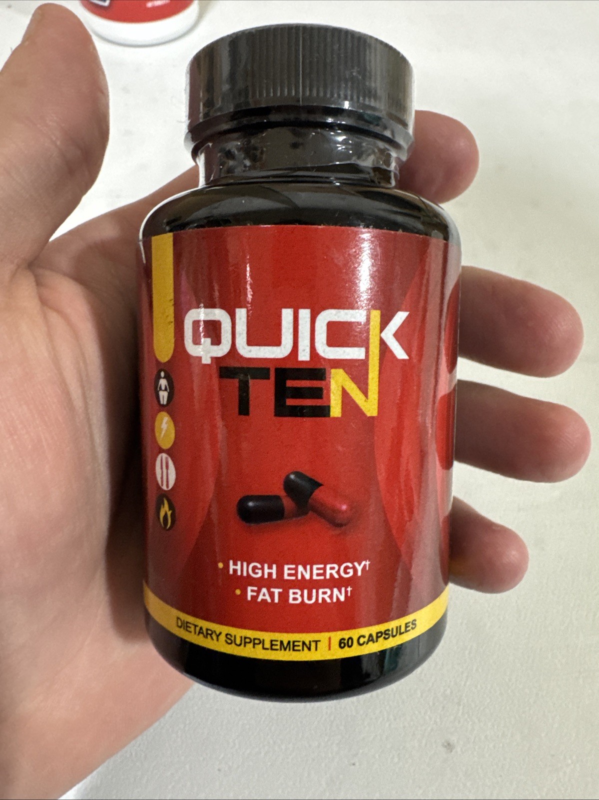 Quick Ten – Unisex Dietary Supplement Fat Burner 60x Capsules Rapid Weight Loss