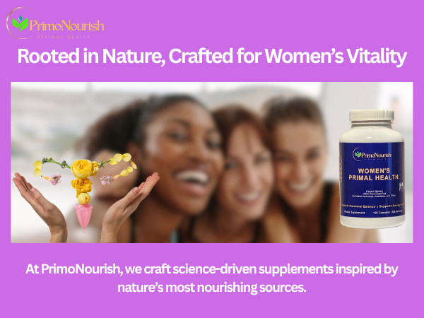 PrimoNourish Grass-Fed Beef Organ Supplement for Women, 120 Capsules
