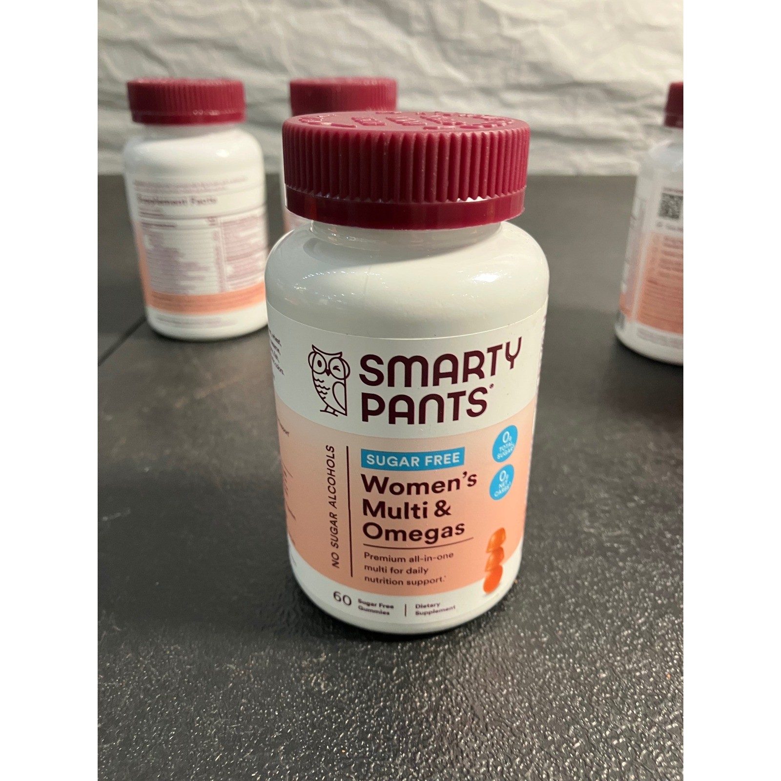 SmartyPants Sugar Free Womens Multi & Omegas 60ct Gummies Lot of 5 Exp 12/26