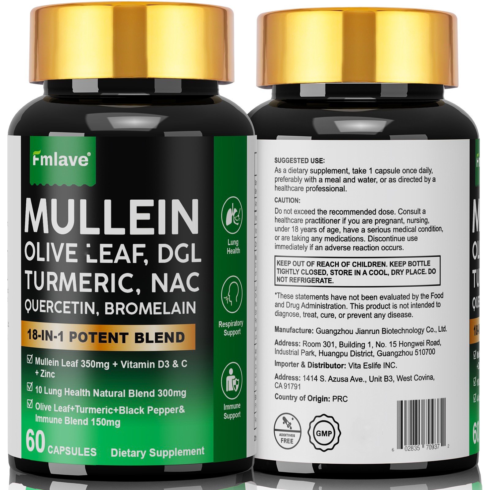 Mullein Lung Cleanse – Herbal Lung Detox & Cleanse for Respiratory Lung Health