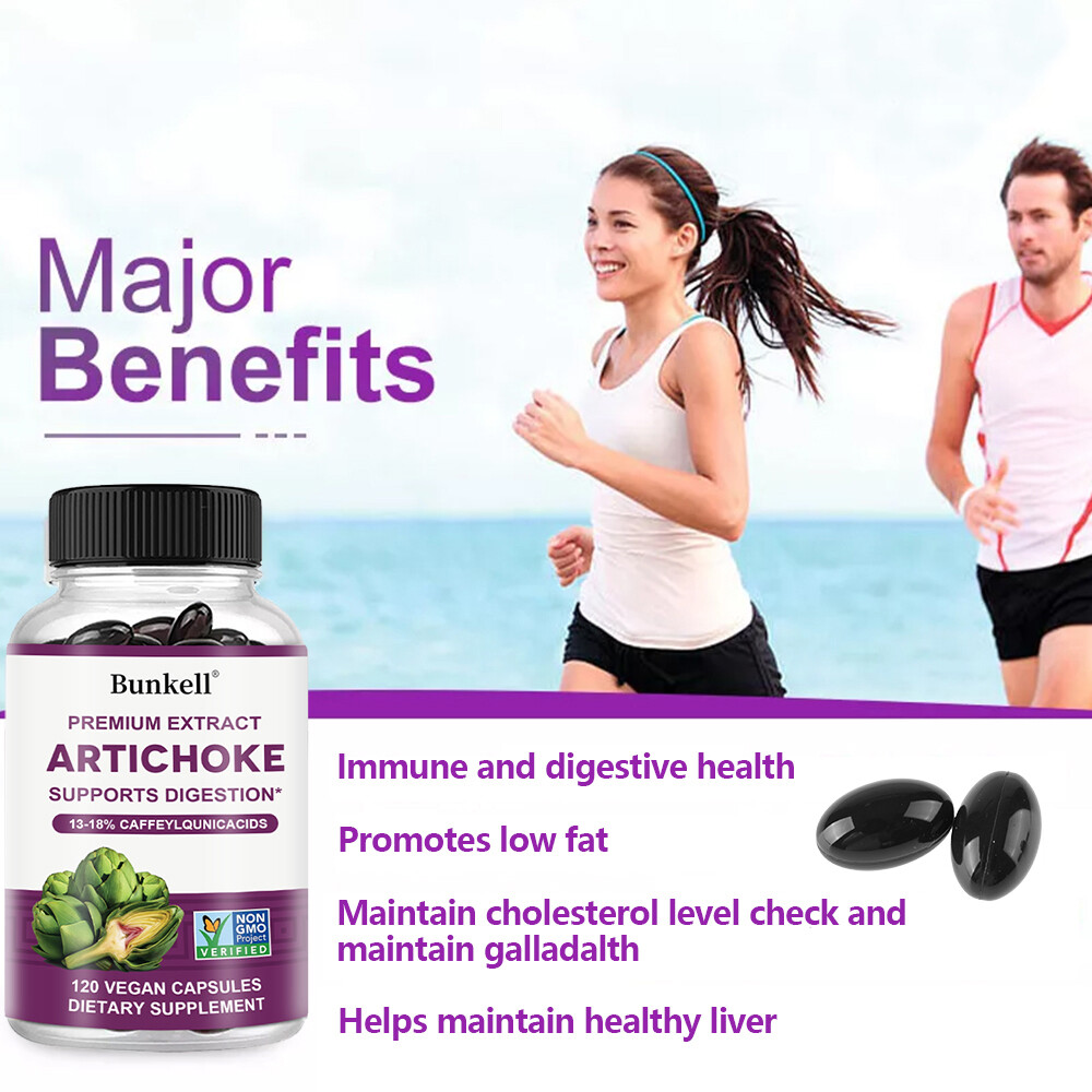 Artichoke Extract 600mg | 30/60/120caps|Non-Gmo & Gluten Free Supports Digestion