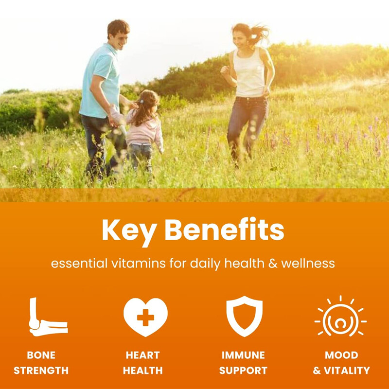 Vitamin K2 (MK7) + D3 Extra Strength Bone & Heart Health Non GMO, 30/60/120 Caps