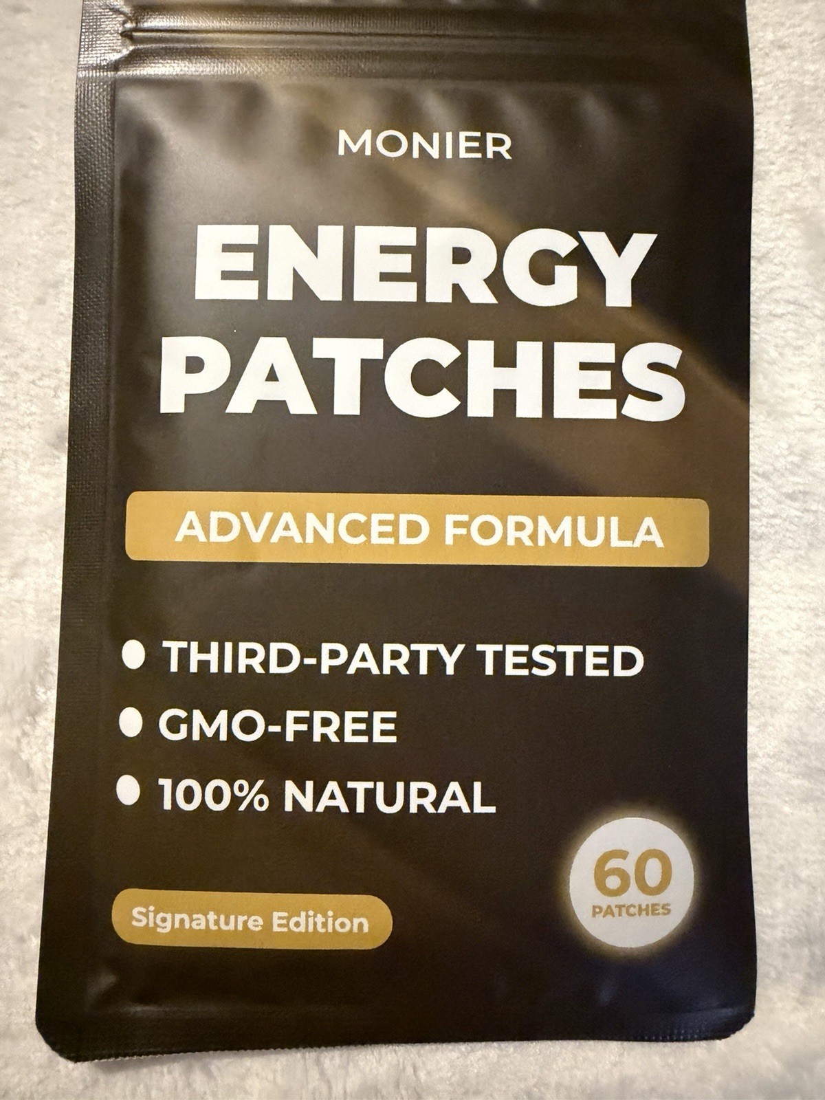 Monier Patches Energy Patches, Unisex, 180 Count, Signature Edition