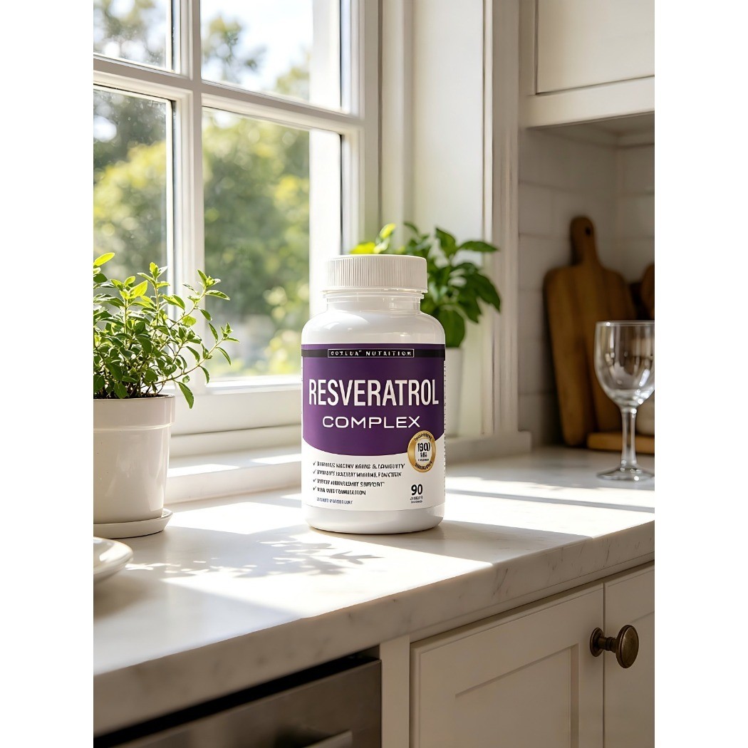 3 Pack 1800mg Resveratrol Natural Antioxidant Supplement 60 Capsules NEW