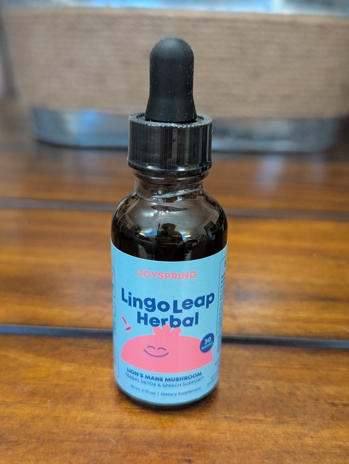 JoySpring Lingo Leap Herbal Lion’s Mane Drops 1 fl oz 30ml Kids Speech Support
