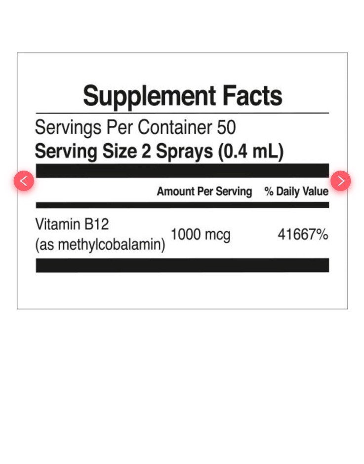 Farmasi Nutriplus Vitamin B12 Supplement 0.7 fl oz (20ml)