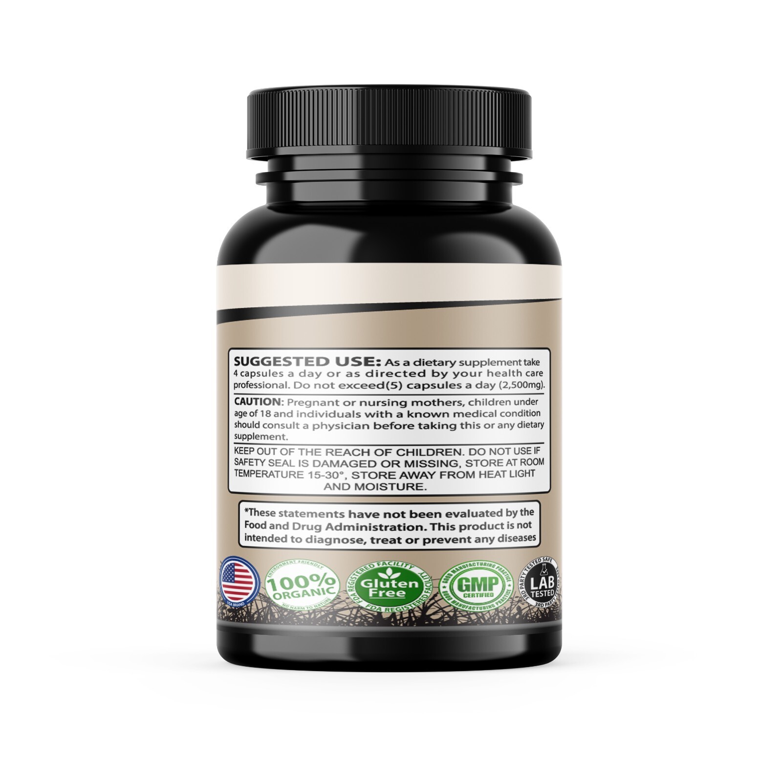 Desiccated Beef Liver Caps, Certified 100% Grass Fed Undefatted 120 Capsules USA