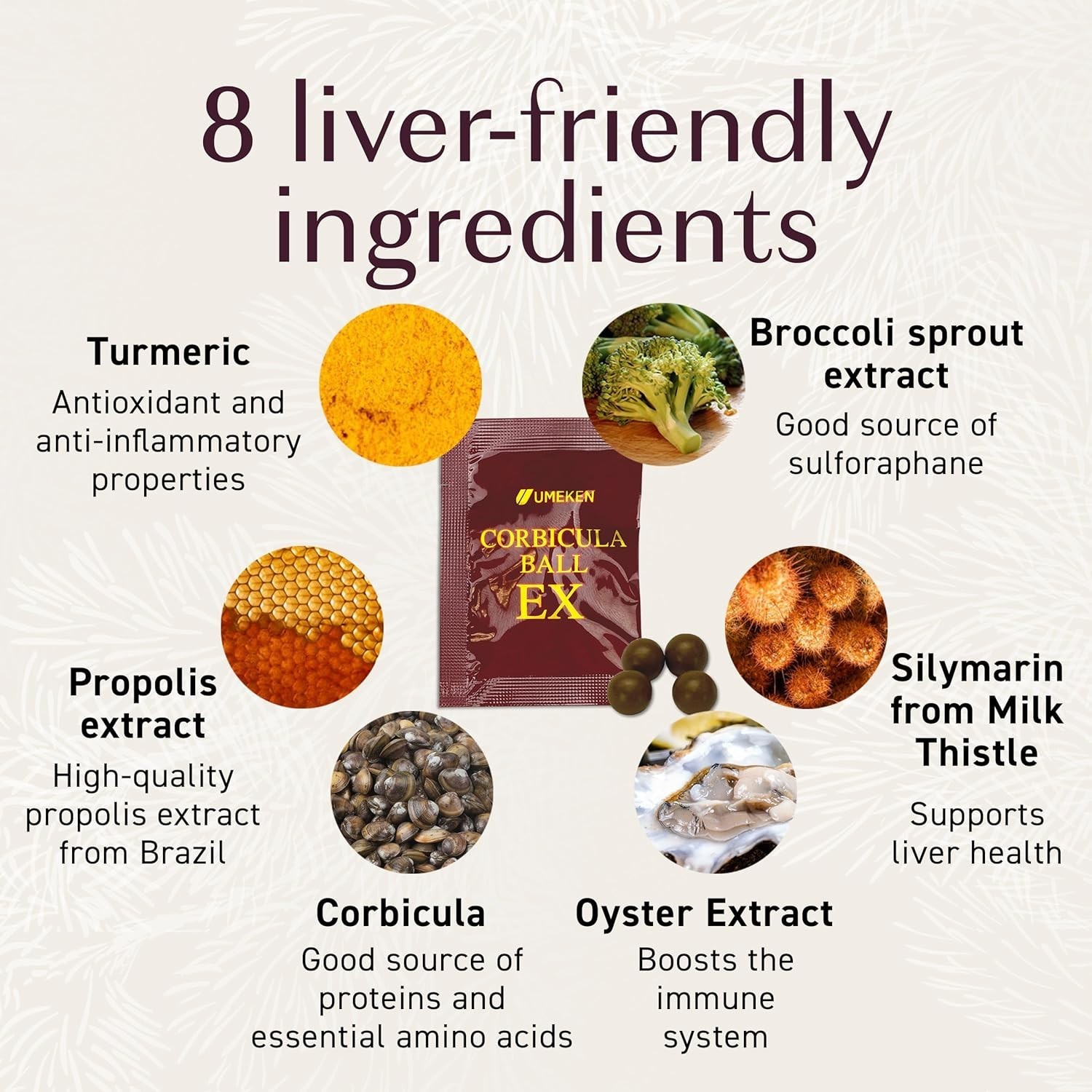 Japanese-Made Corbicula Liver Support with Propolis – 60 Daily Nutrient Packets