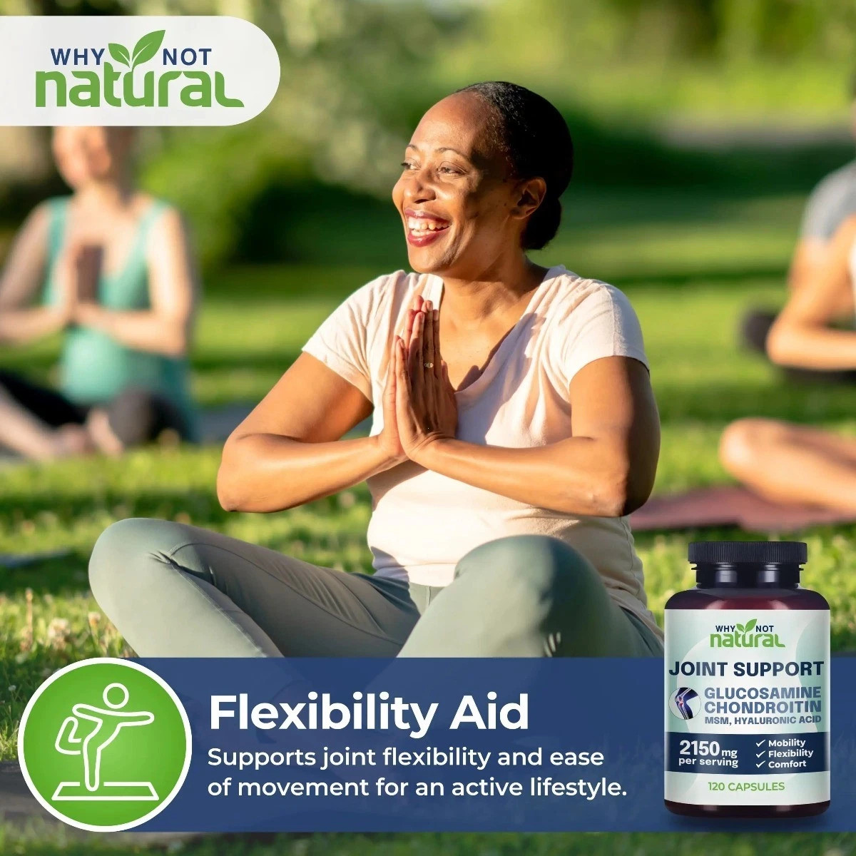 Joint Support Glucosamine Chondroitin MSM Capsules for Mobility & Flexibility