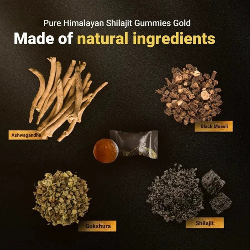 Shilajit 300 Gummies, Shilajit Micronutrient Supplement, Himalayan Premium fresh