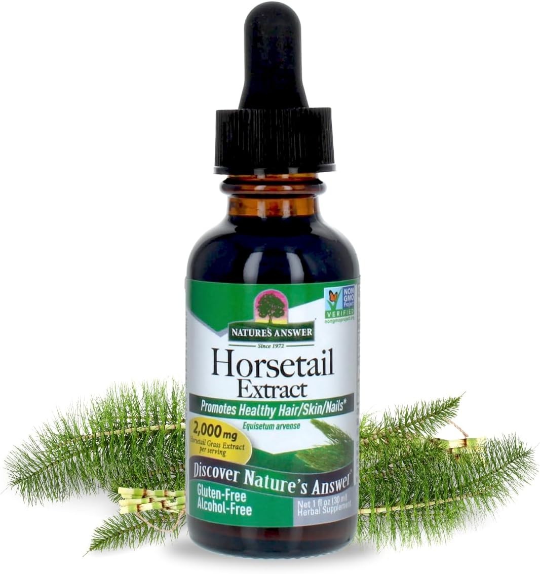 Super Concentrated Horsetail Herb | Gluten-Free & Alcohol-Free | 30 Servings
