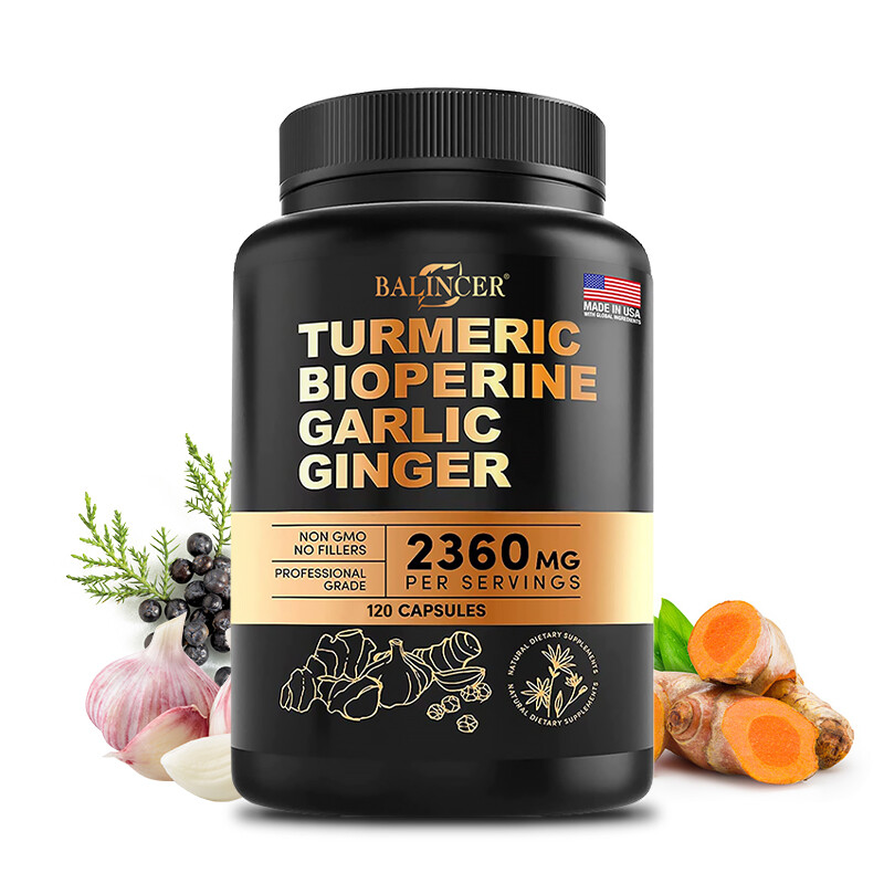 30/60/120Capsules Turmeric Curcumin 2360mg Herbal Extract with BioPerine