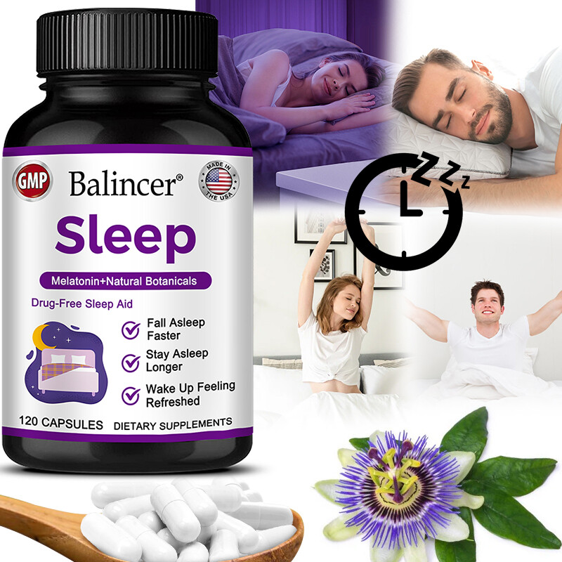 Sleep Capsules 630/60/120ct, Fall Asleep Fast & Stay Asleep, Sleep Supplement