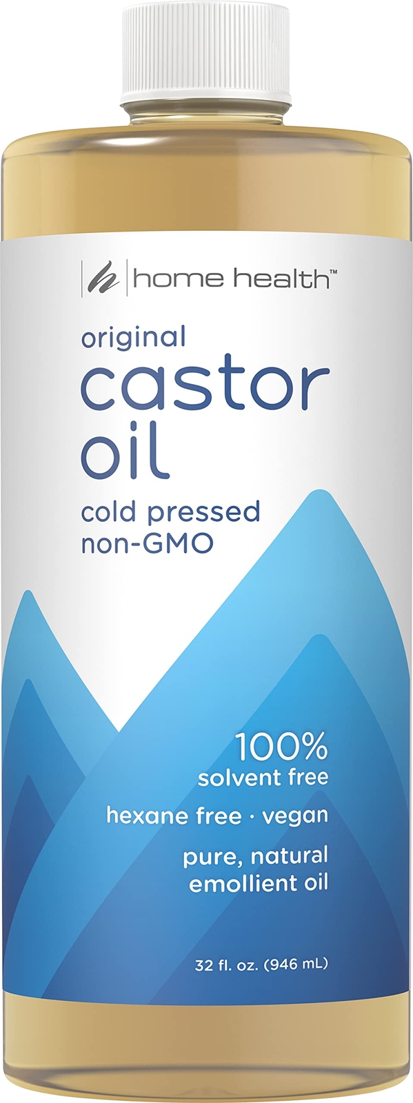 32 Fl Oz Home Health Original Castor Oil for Hair Skin and DIY Care