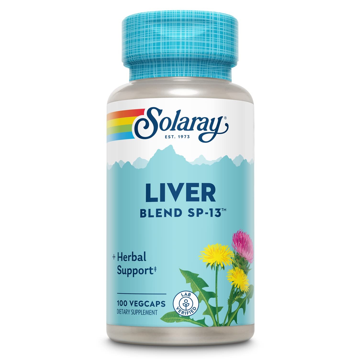 SOLARAY Liver Blend SP-13 – Traditional Herbal Support 100 Count (Pack of 1)