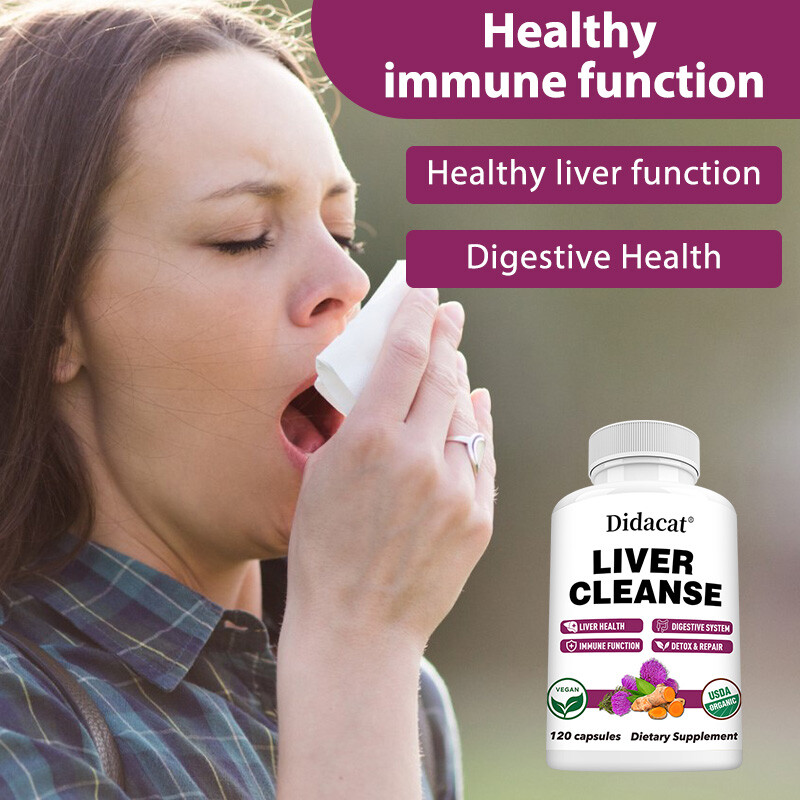 Milk Thistle (Silymarin) Extract liver cleanser liver detox repair capsules