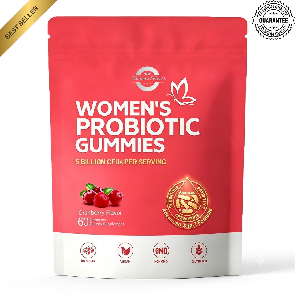 Vaginal Probiotics for Women, Feminine Balance pH Gummies 60ct/1bag