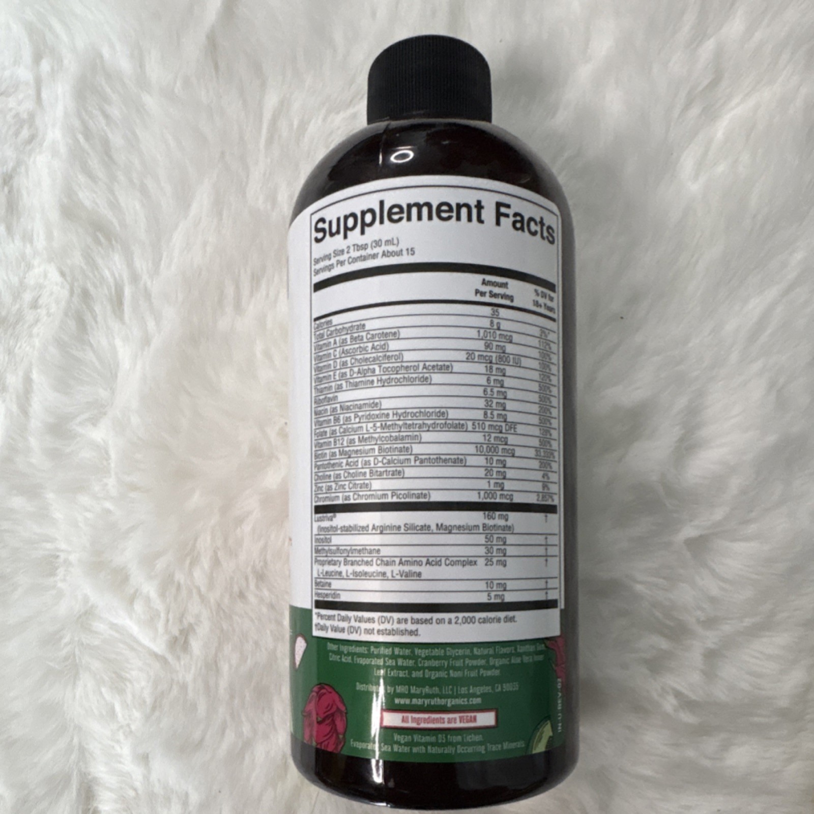 MaryRuth’s Liquid Multivitamin Hair Growth Dragon Fruit Melon 15.22 fl oz