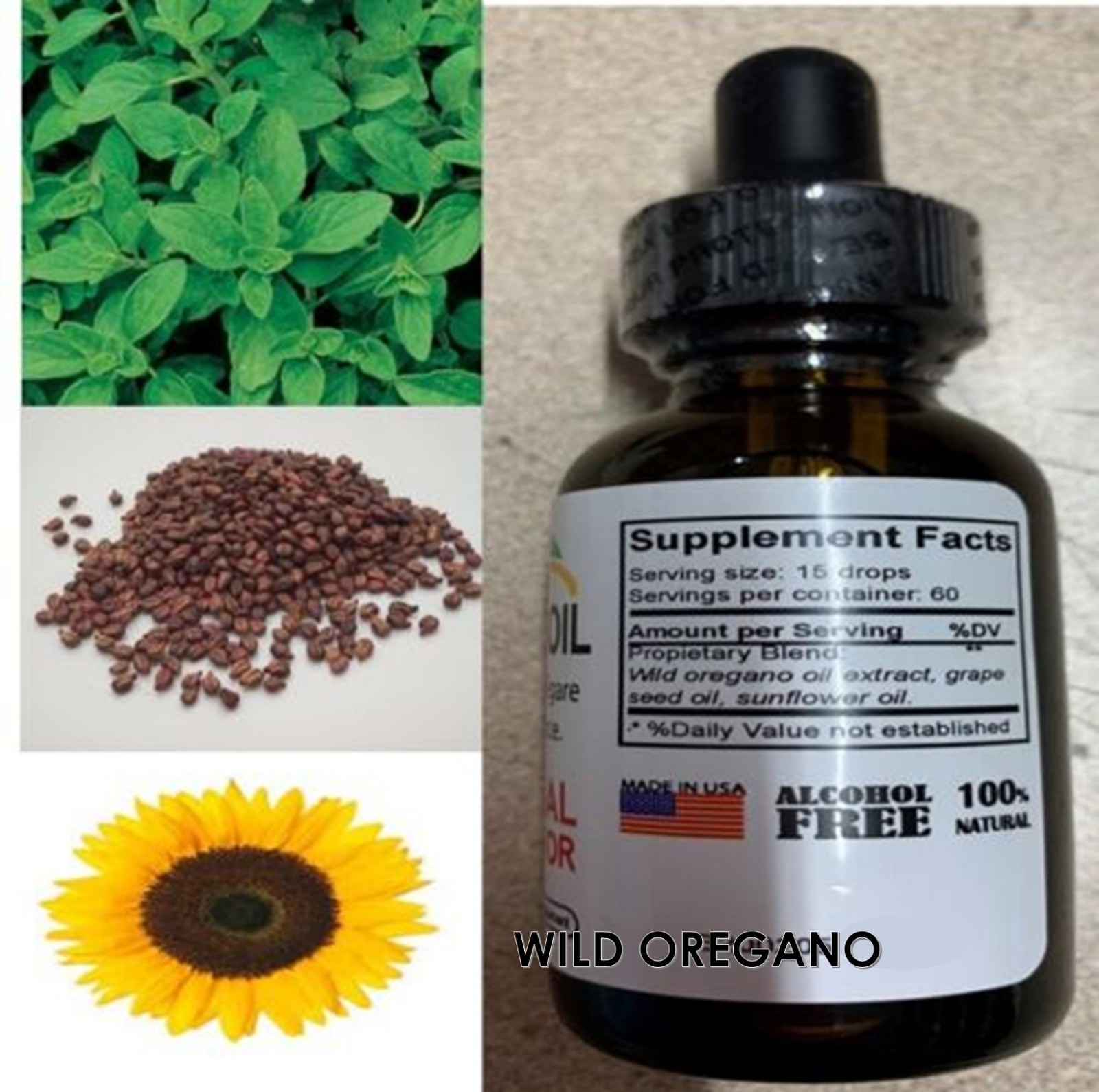 2 Pack Wild Oregano Oil – Extra Strength Carvacrol Source | Natural Immune