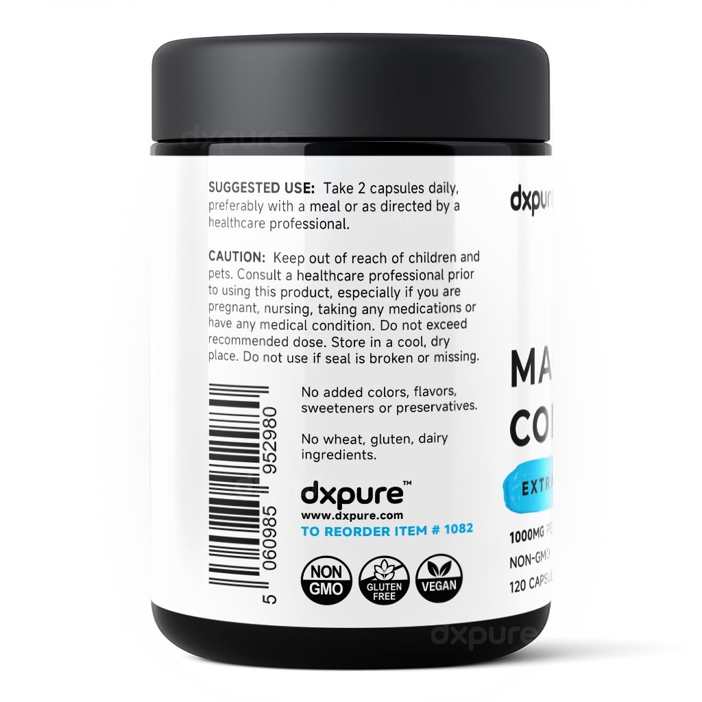 Magnesium Complex Supplement – 1000mg – 120 Capsules