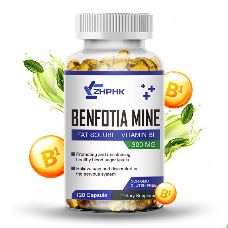 240 Benfotiamine Capsules 300mg Fat Soluble Thiamine Vit B1 NON-GMO,Gluten Free