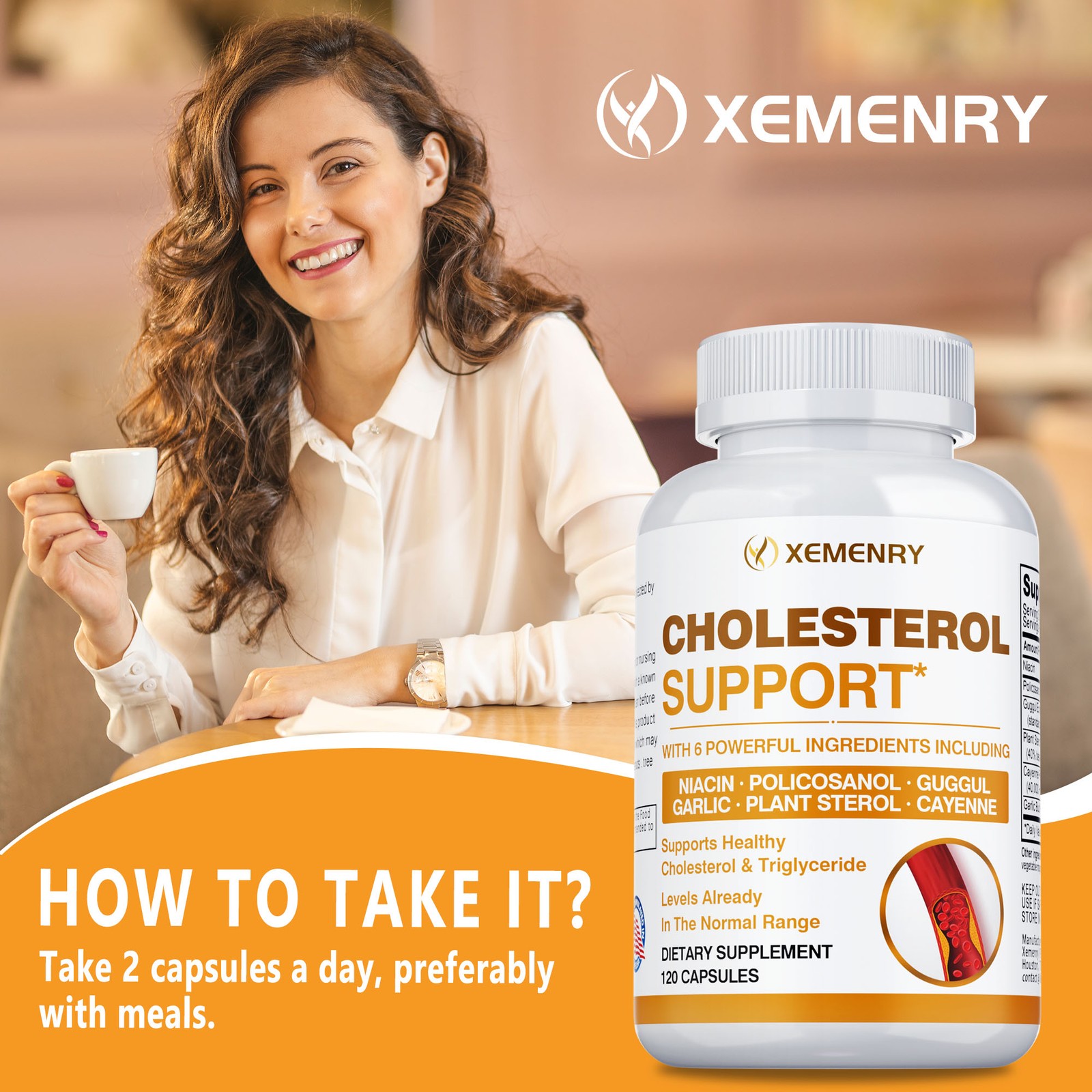 Cholesterol Support – Balance Cholesterol Supplement High Cholesterol Lowering