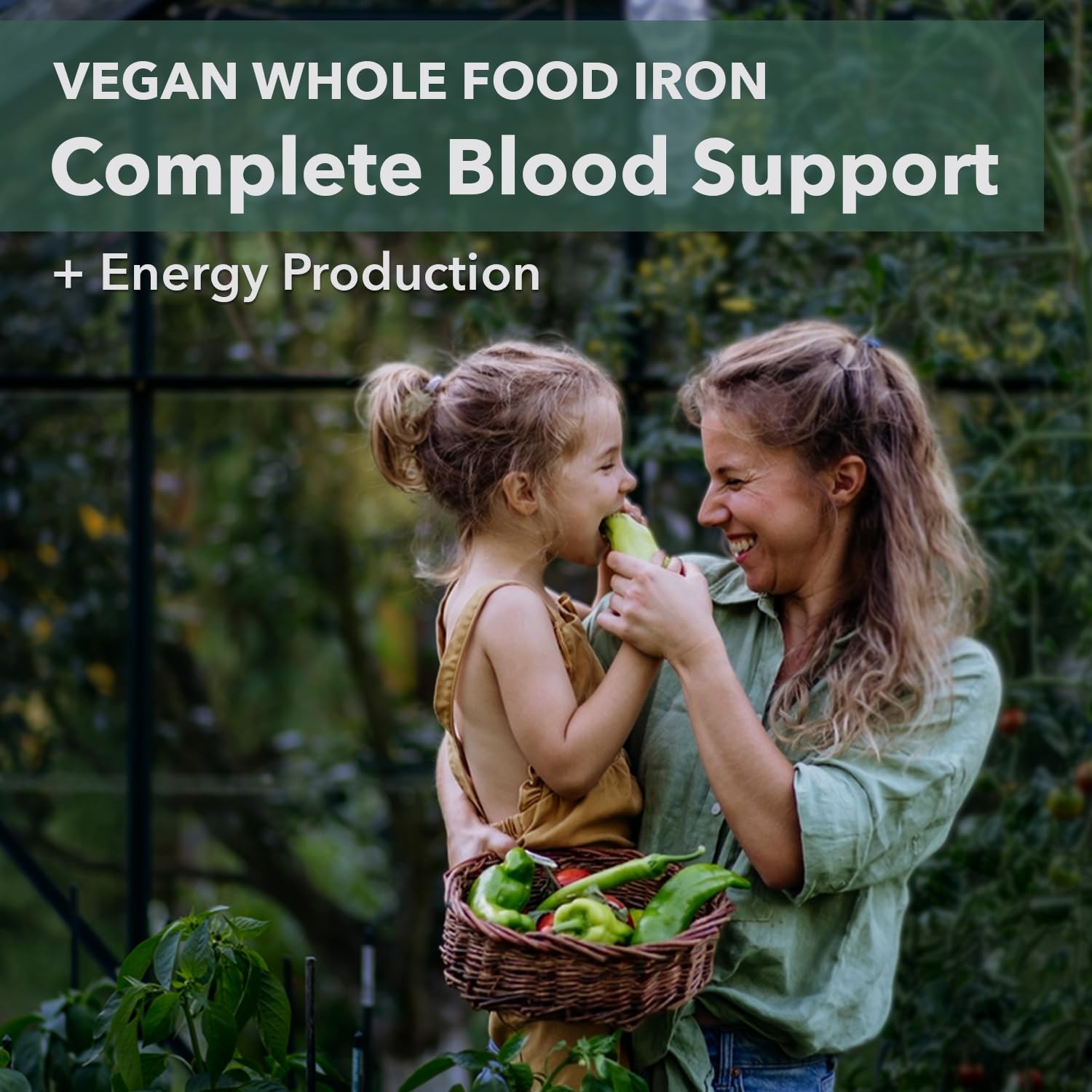 PlantFusion Vegan Iron Supplement for Women & Men – 60 Count (Pack of 1)