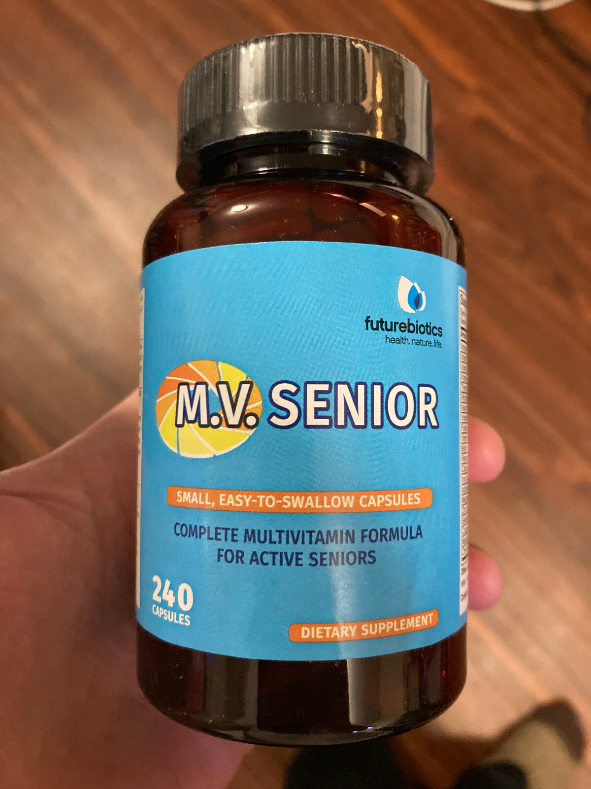 Futurebiotics MV Senior Multivitamin 240 Capsules Small Easy To Swallow Capsules