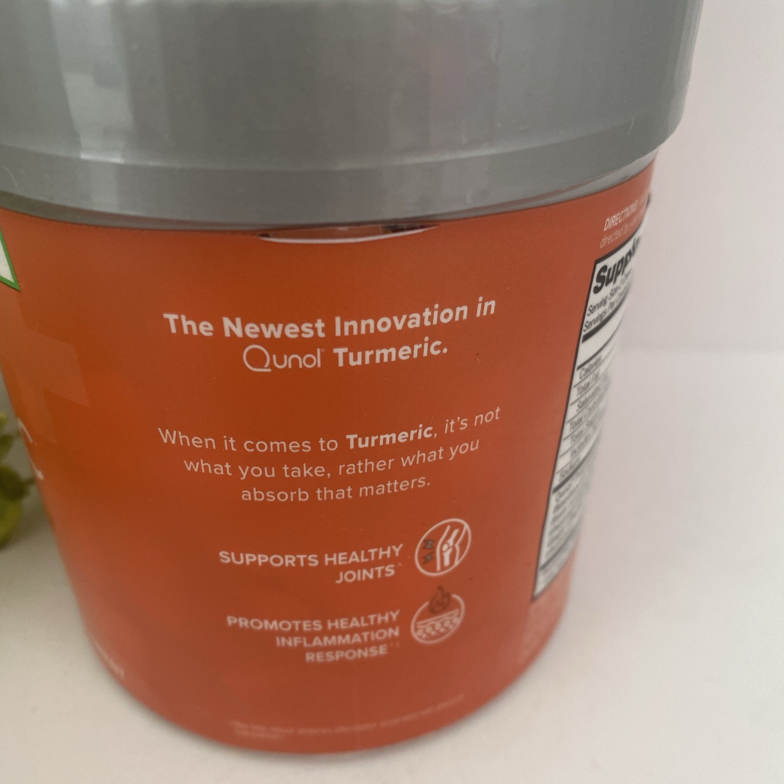 Qunol Turmeric + Ginger 750 mg Extra Tropical Fruit 60ct Exp01/2025+ New Ship