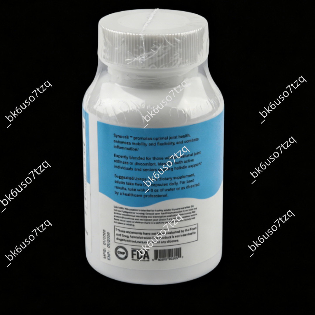 2 Pack Synocell Capsules – Back Neck and Joint Support Complex – 120 Caps -NEW