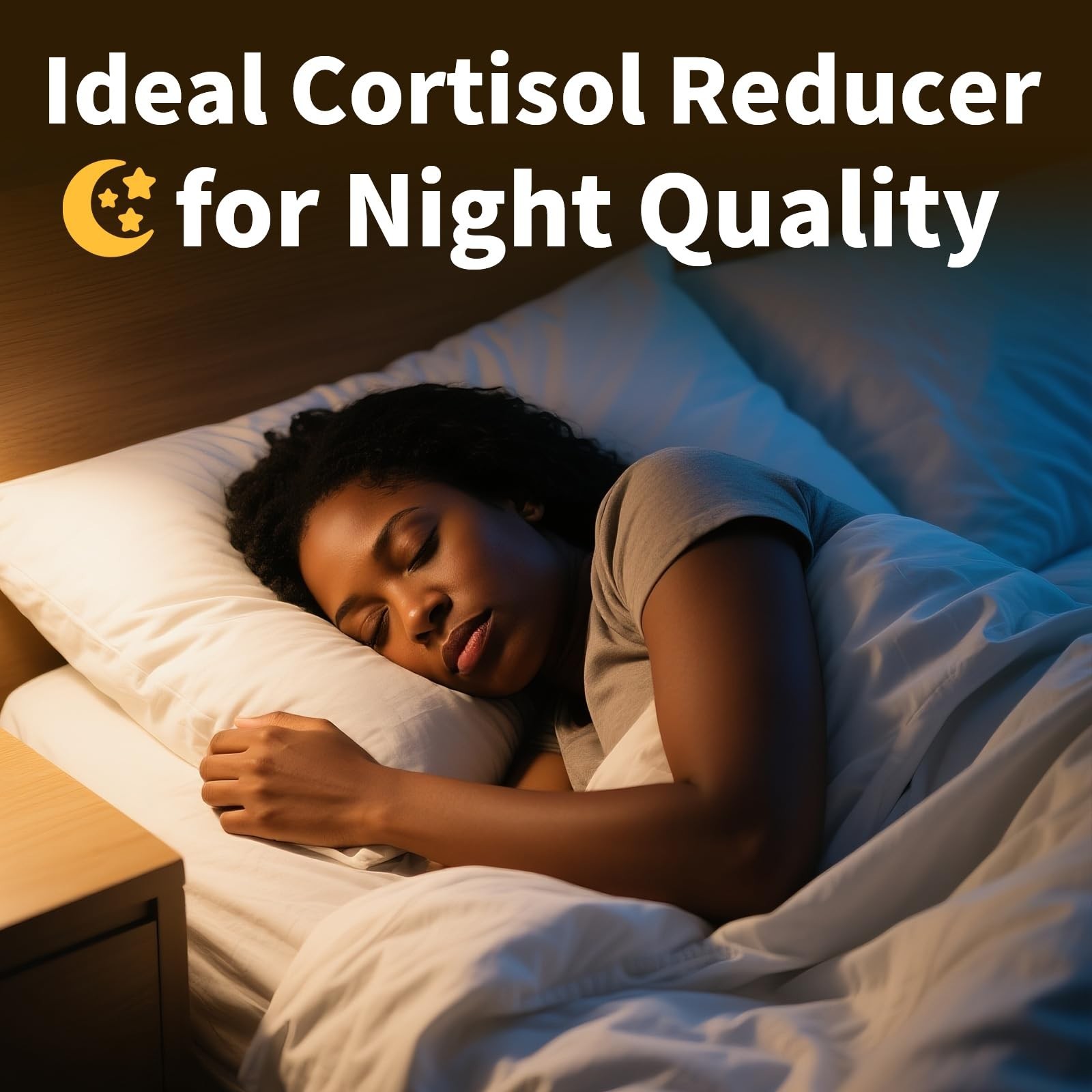 Cortisol Support Drops for Stress Relief, 200mg Ashwagandha & L-Theanine, 60ml