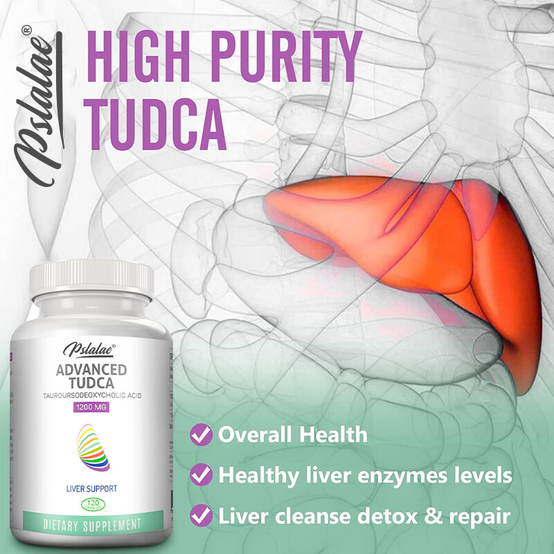 Advanced TUDCA 1200mg – Liver Detox Cleanse & Repair Formula, Enhance Immunity