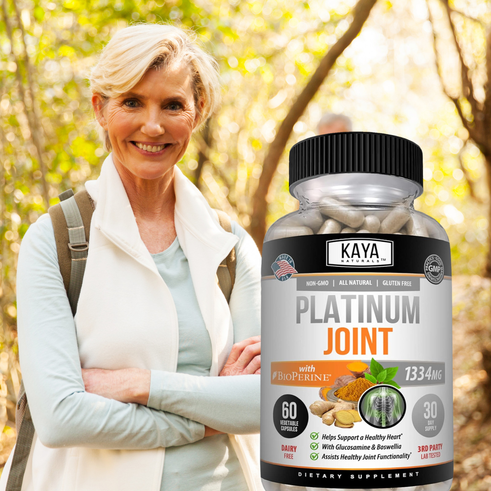Platinum Joint, Pain Relief, Joint Support, Anti Inflammatory, Turmeric, MSM