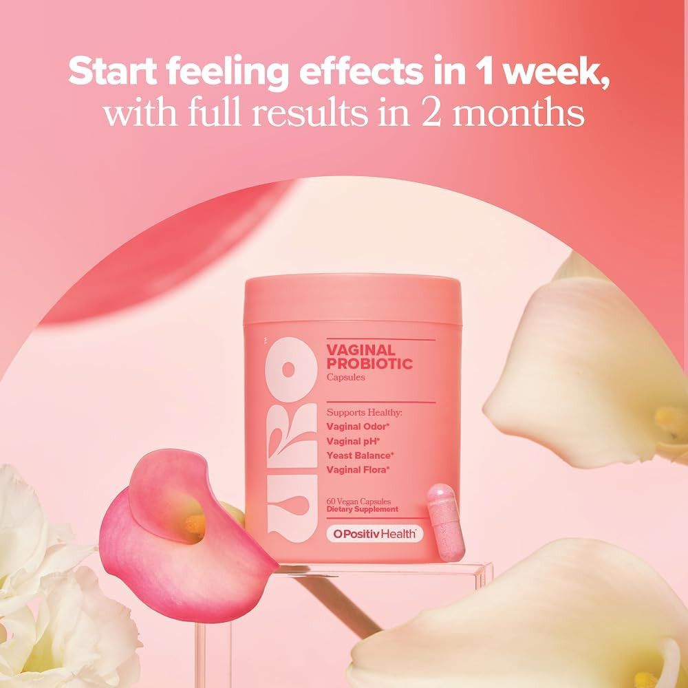 O Positiv URO Vaginal Probiotics for Women Ph Balance with Prebiotics & Lactobac