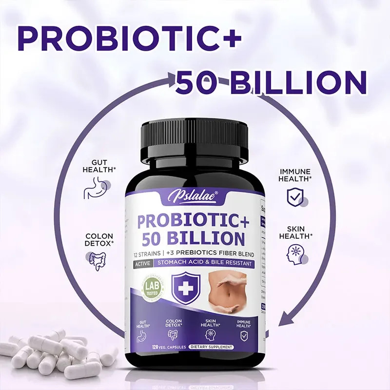 Probiotic+ 50 Billion 120pcs – Balances Intestinal Flora, Intestinal Digestion