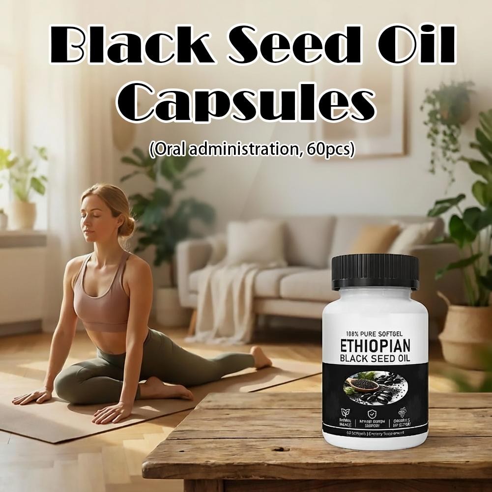 6X Ethiopian H Oil Softgels|4.64%Thymoquinone|Non-Gmo,GlutenFree BlackSeed OT