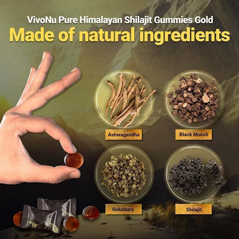 Shilajit 300 Gummies, Shilajit Micronutrient Supplement, Himalayan Premium fresh