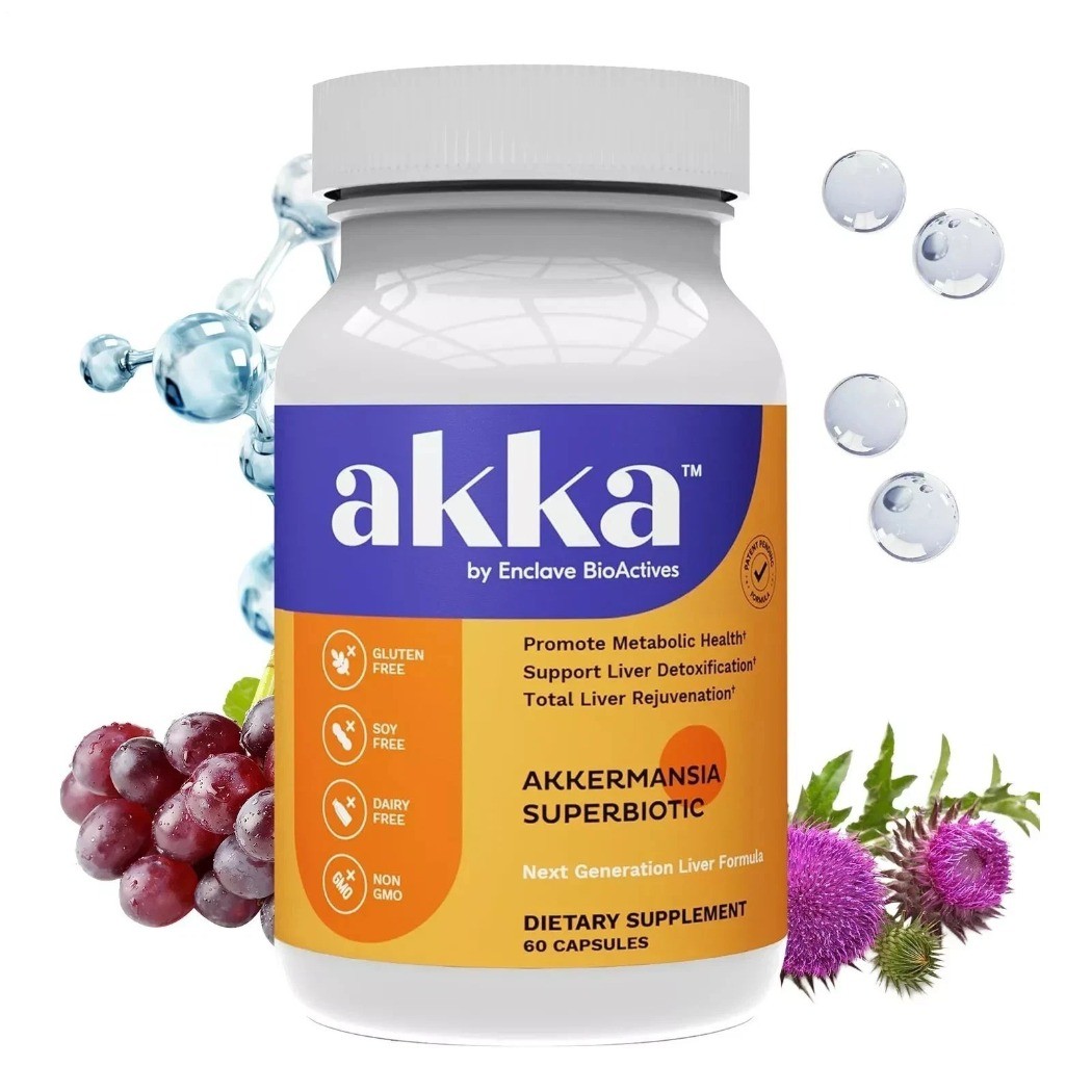 3PCS AKKA Premium Milk Thistle Superbiotic Dietary Supplement Capsules